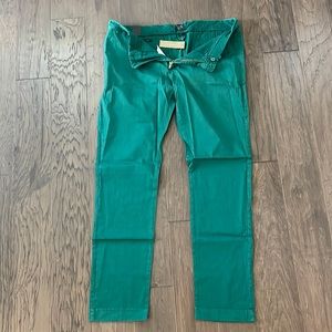 J.Crew green pants.